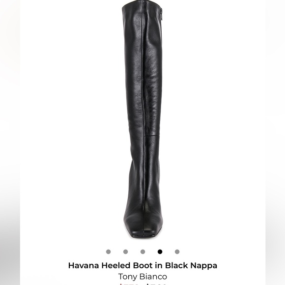 Tony Bianco Havana Black Nappa Heeled Boots - Picture 4 of 9
